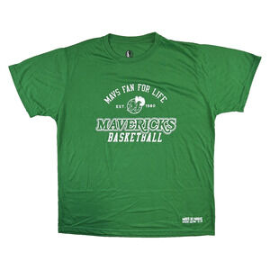 Dallas Mavericks 2016 Green Special Edition Shirt Adult XL Mavs Fan For Life